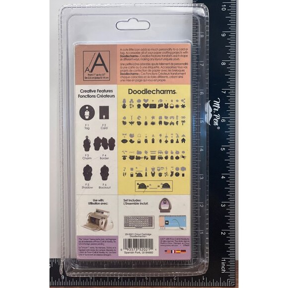 29-0021 Cricut Doodlecharms Shapes Cartridge by Cynthia Sandoval Doodlebug - Picture 2 of 5